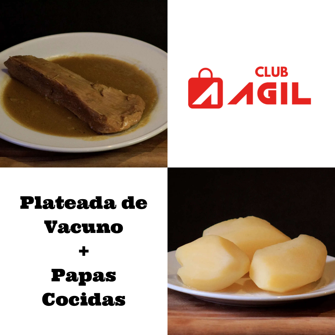 Promo Plateada + Papas Cocidas